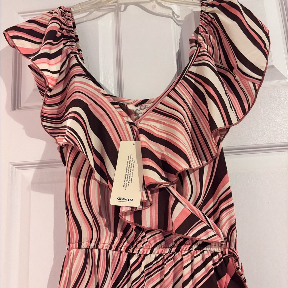 Pink Swirl Maxi Dress